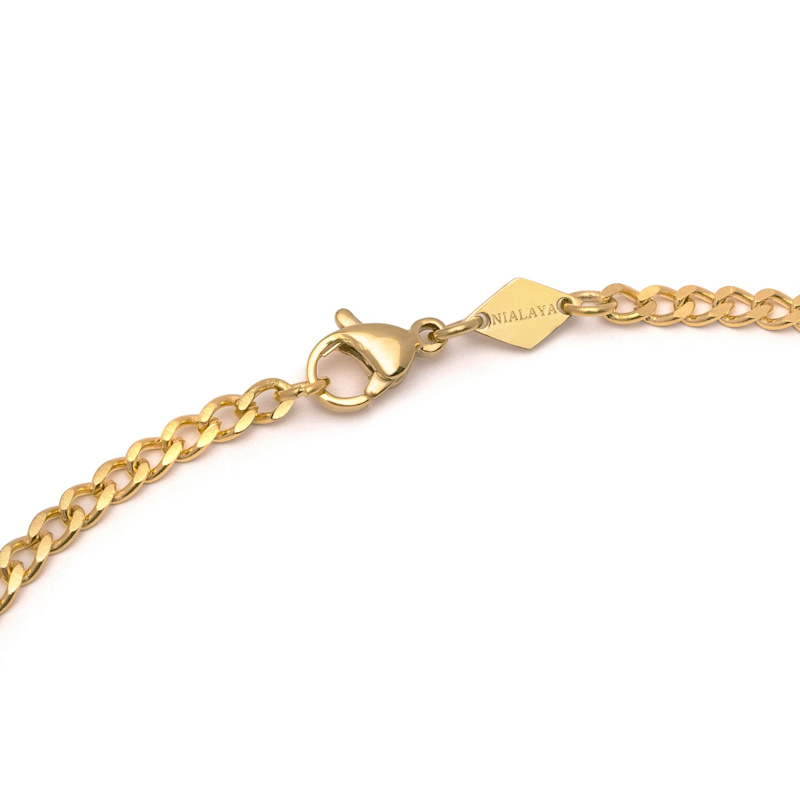 Thumbnail of Men's Gold Cuban Link Chain In 3Mm image