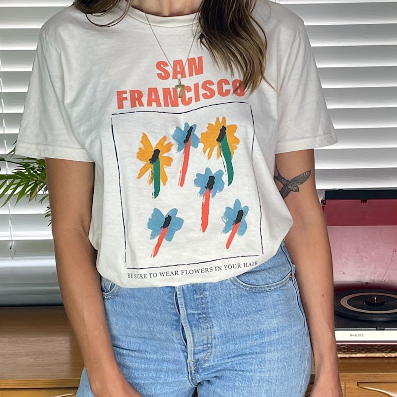 Thumbnail of San Francisco  Oversized Retro Slogan T-Shirt image