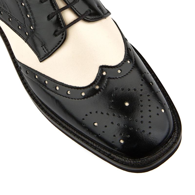 Thumbnail of Eton - Black & Cream - Womens Oxfords image