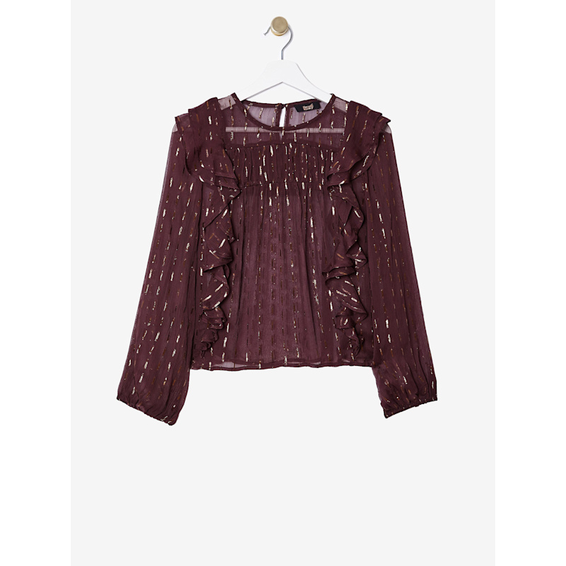 Thumbnail of Eva Chiffon Ruffle Blouse image