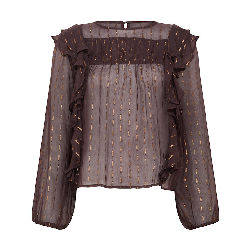 Thumbnail of Eva Chiffon Ruffle Blouse image