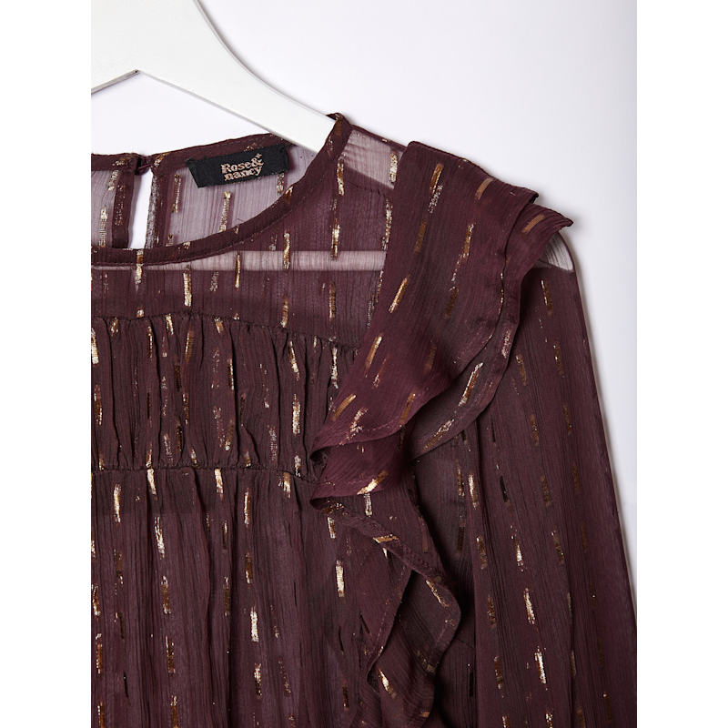 Thumbnail of Eva Chiffon Ruffle Blouse image