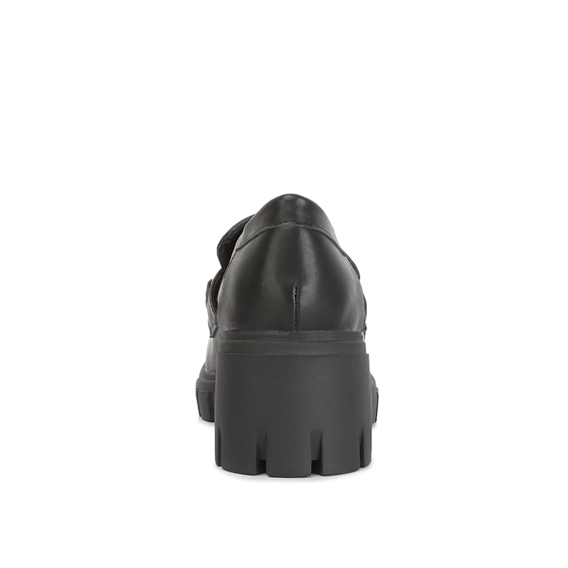 Thumbnail of Evangeline Chunky Platform Loafers In Black By Rag & Co image