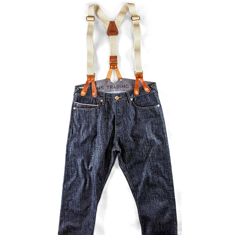 The New Frontier 14Oz Selvedge Anti-Bac Raw Denim Jeans