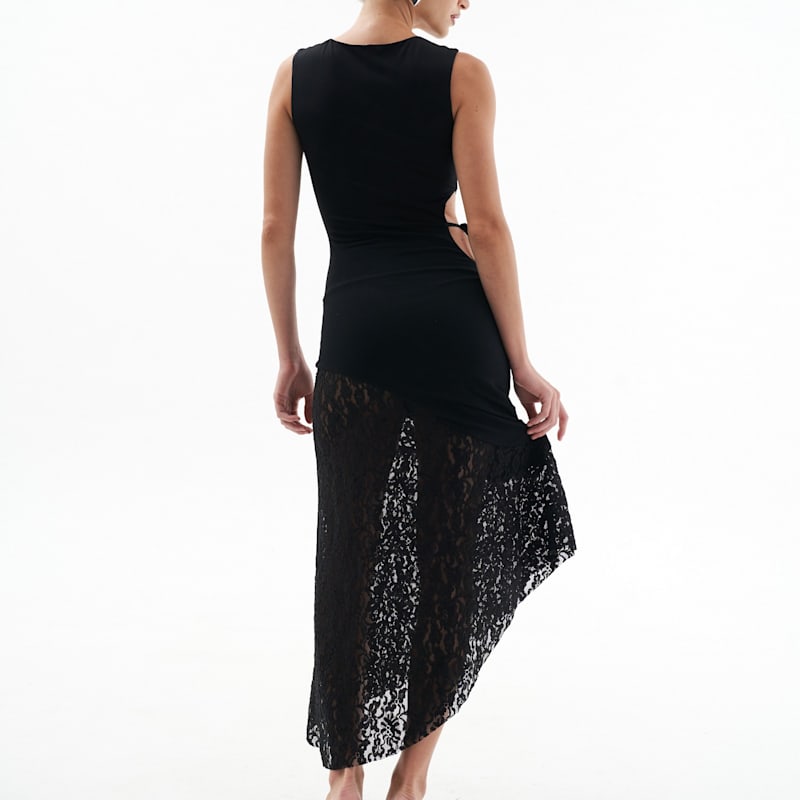 Thumbnail of Eve Black Cut-Out Dress image