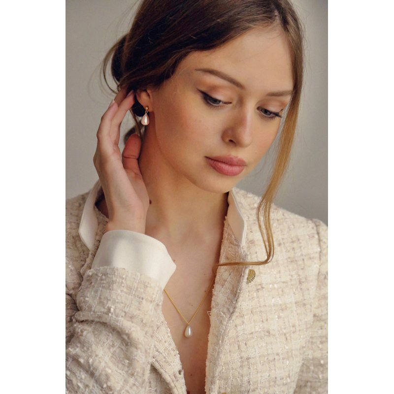 Thumbnail of Evelyn Pearl Earrings image