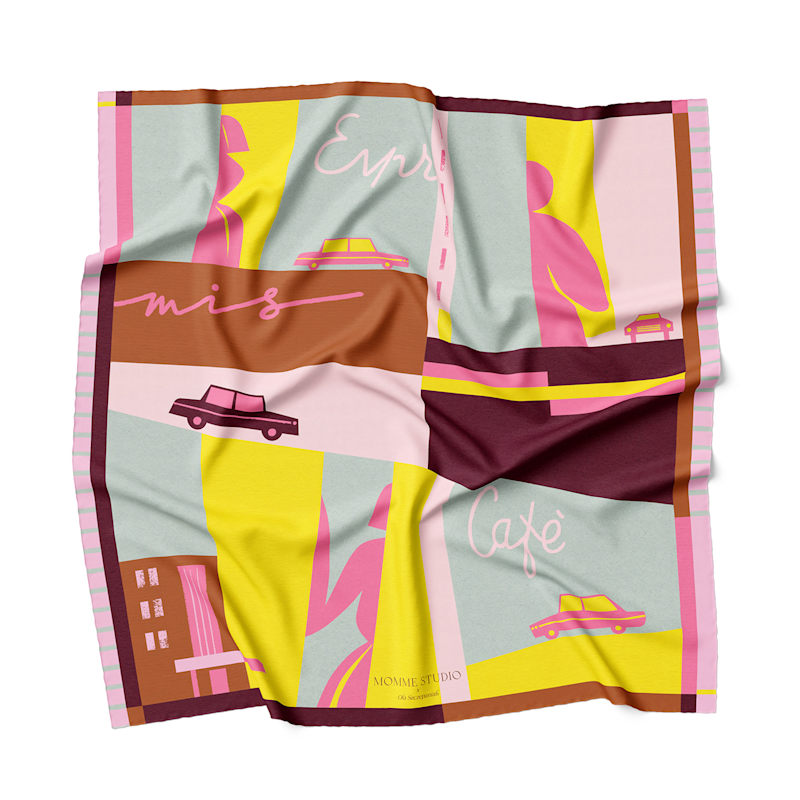 Thumbnail of This Woman's Day - Silk Scarf Collection image