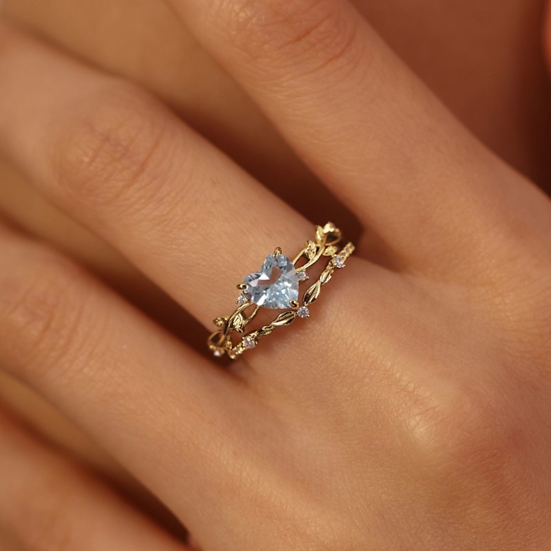 Thumbnail of Glowing Orchid Band Yellow Gold Vermeil image