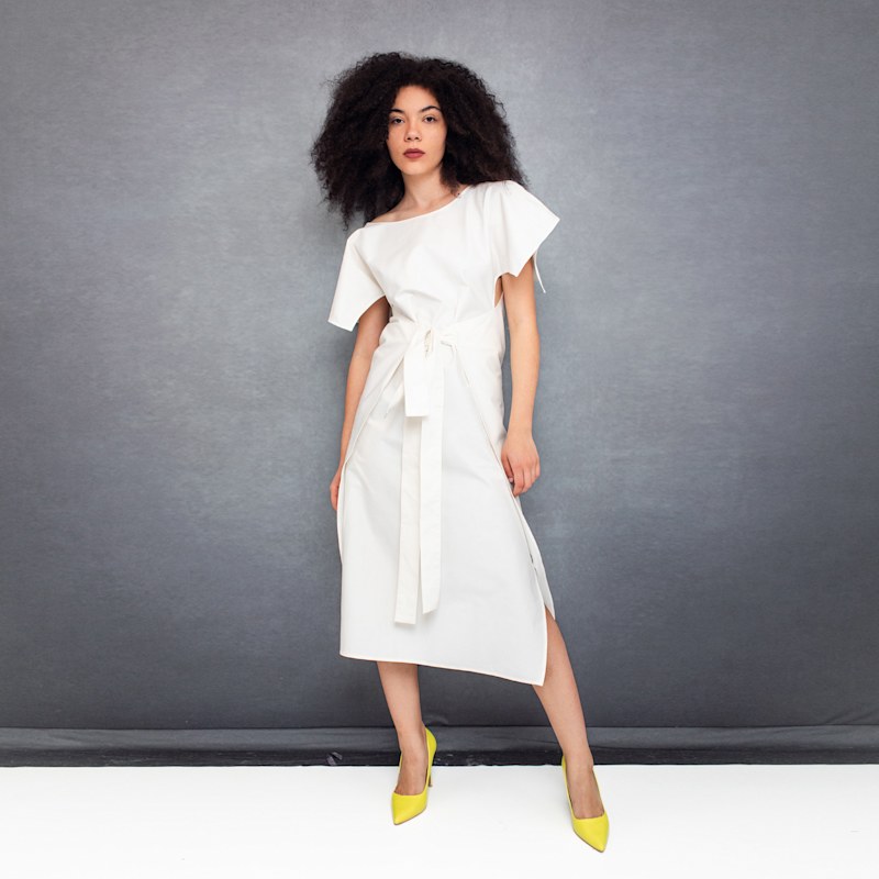 Thumbnail of Everyday Beach Dress In White Cotton image