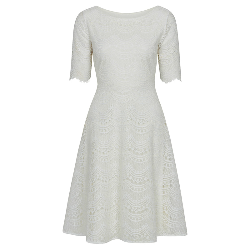 casual ivory lace dress Off Shoulder Casual Cheap Ivory Lace Wedding Dresses Online, WD361 –  SposaBridal