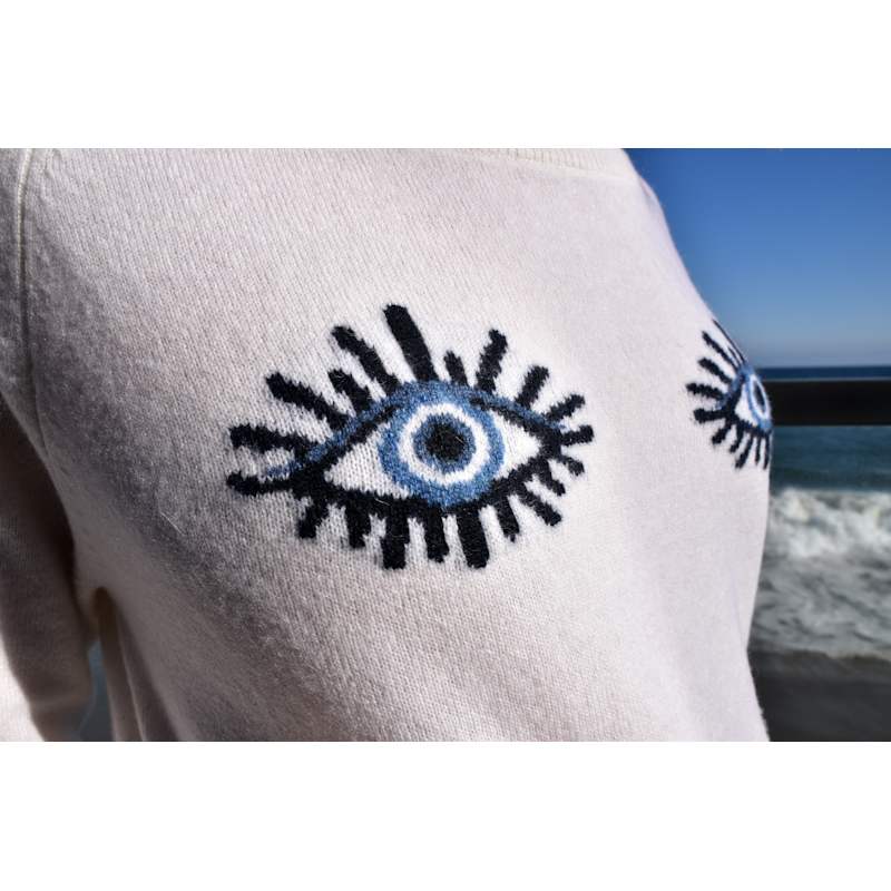 Thumbnail of Evil Eye Cashmere Sweater image