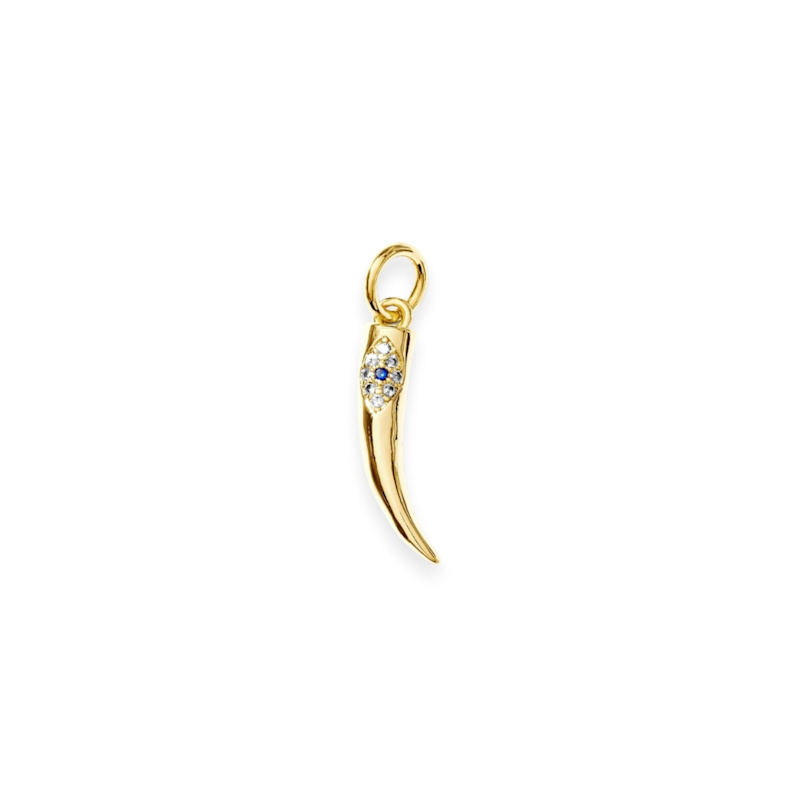 Thumbnail of Evil Eye Horn Charm image