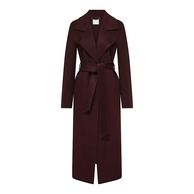 Ex-Boyfriend Maxi Coat - Burgundy