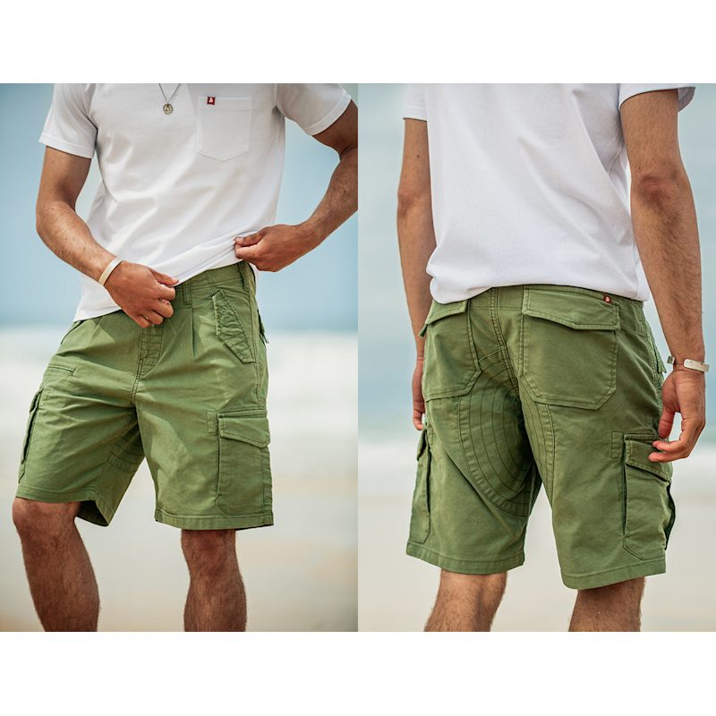 Thumbnail of &Sons Surplus Army Shorts Green image