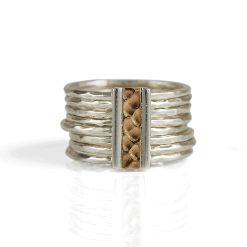 Thumbnail of Karma Fortune Silver Stacking Ring image
