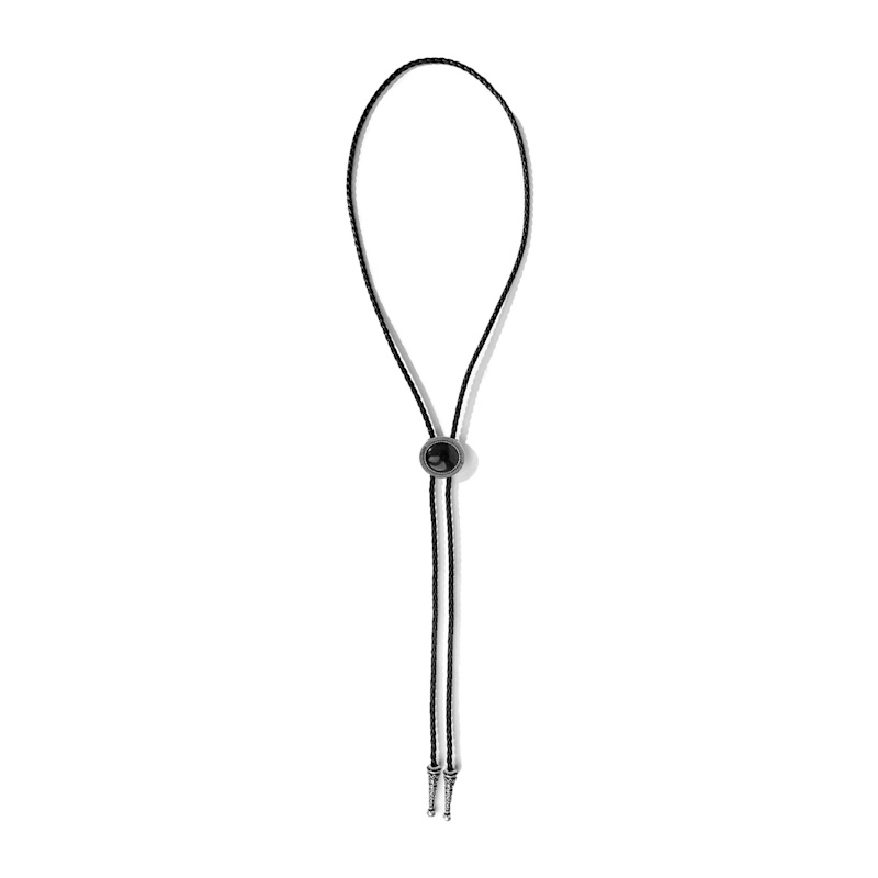 Thumbnail of Western Bolo Tie - Black Stone image