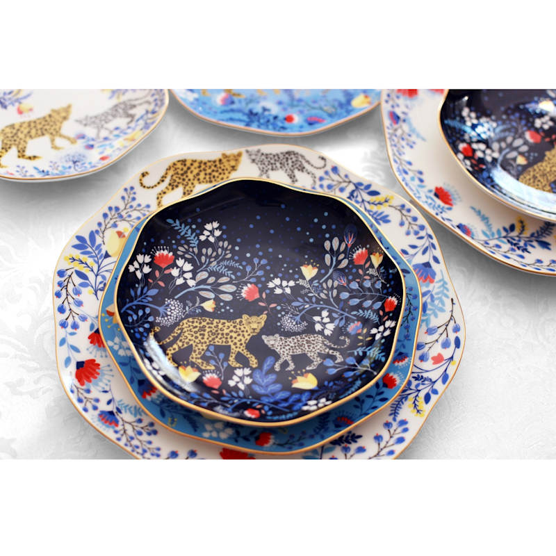 Thumbnail of Night Amazon Rainforest Fine Bone China Side Plate image