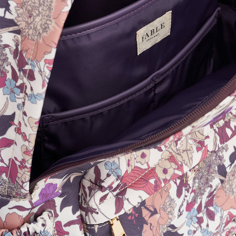 Thumbnail of Fable England Deco Blooms Large Blackberry Backpack image