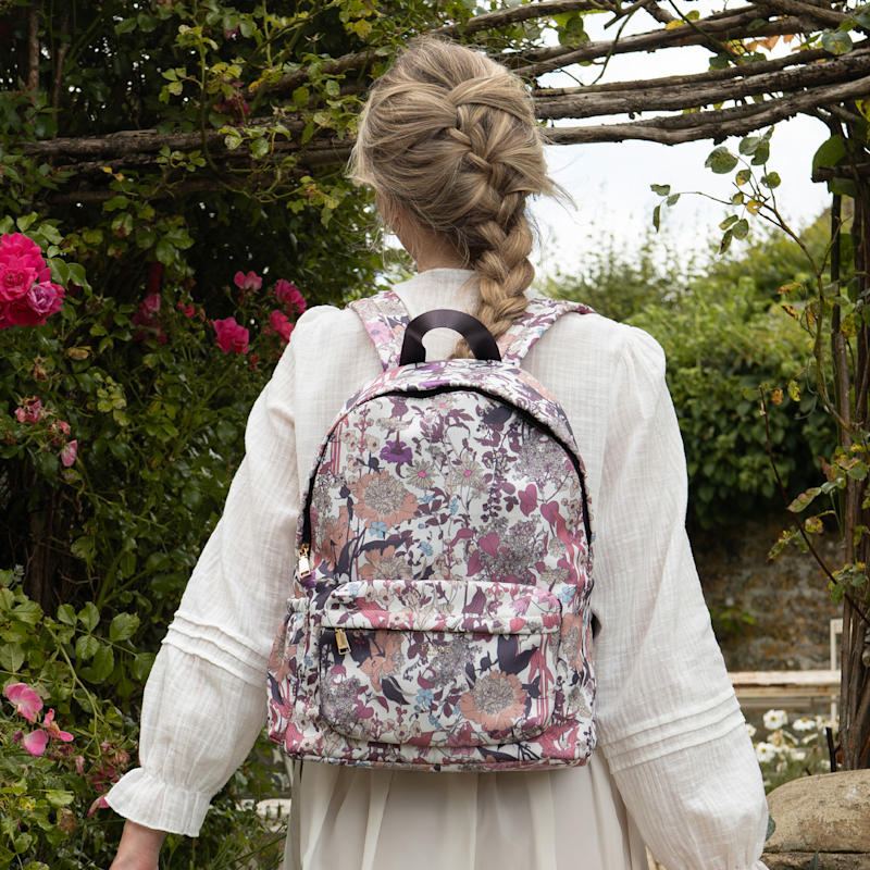 Thumbnail of Fable England Deco Blooms Large Blackberry Backpack image