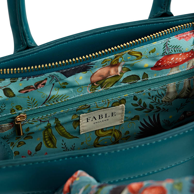 Thumbnail of Fable England X Catherine Rowe Into The Woods Tote - Teal image