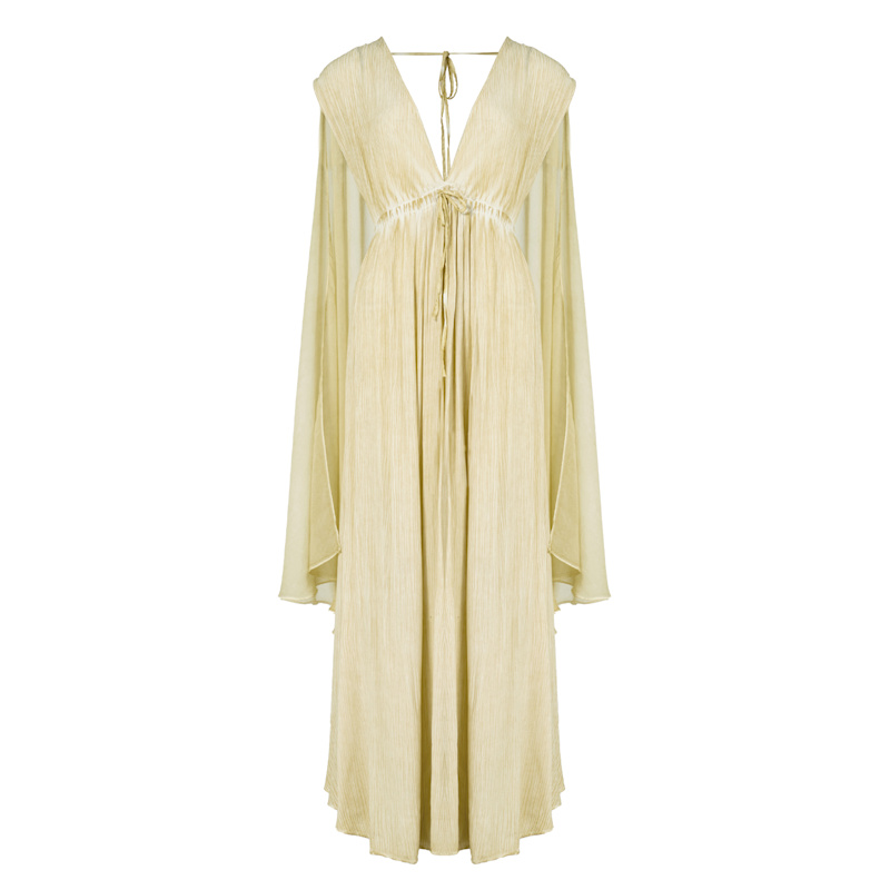 Fairy Dress Vintage Lemon - Boho Maxi Dress | Zhenabia | Wolf & Badger