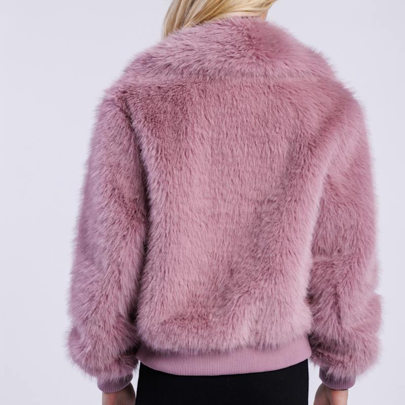 Thumbnail of Cozy Fake Fur Bomber Jacket image