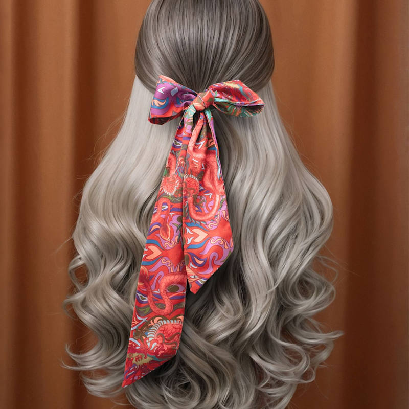 Thumbnail of Fantasy Satin Twilly & Scrunchie Set image