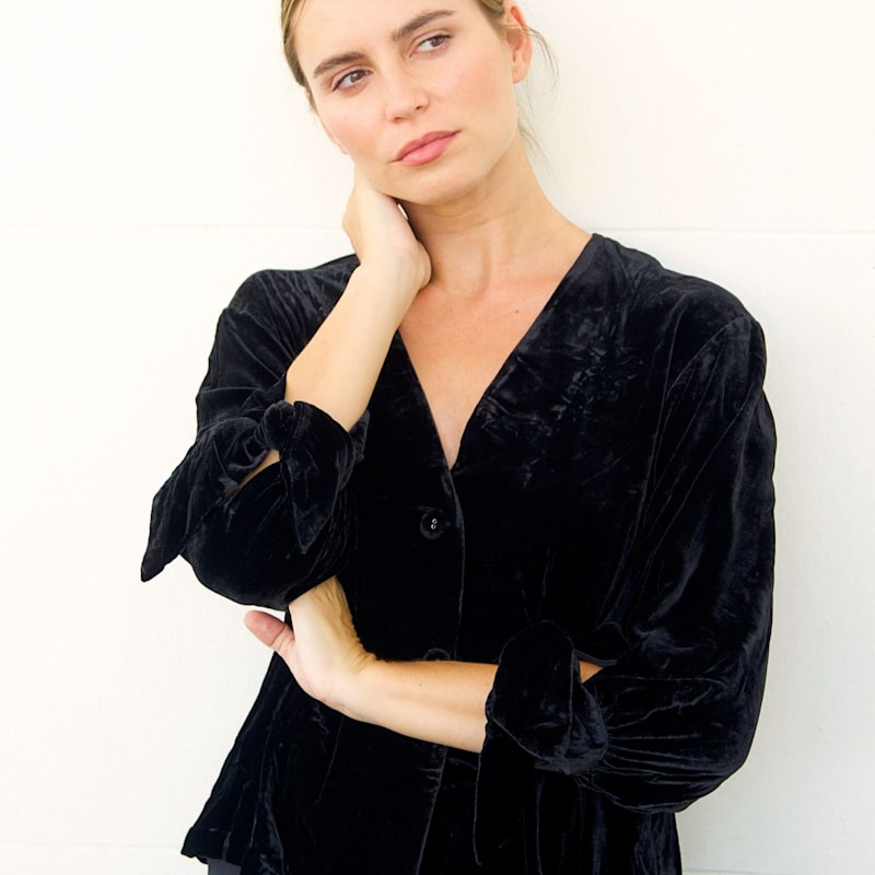 Thumbnail of Fara Velvet Blouse image