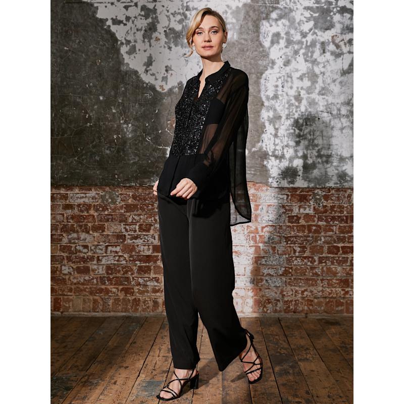 Thumbnail of Faye Black Sequin Shirt image