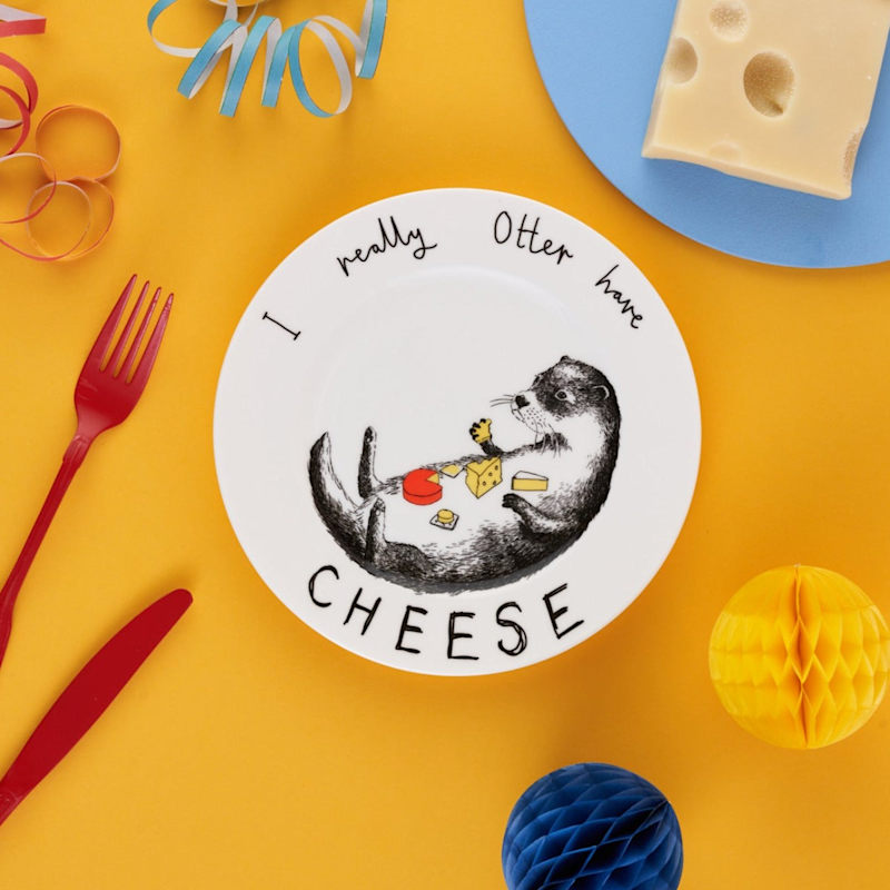 Thumbnail of 'I Really Otter Have Cheese' Side Plate image