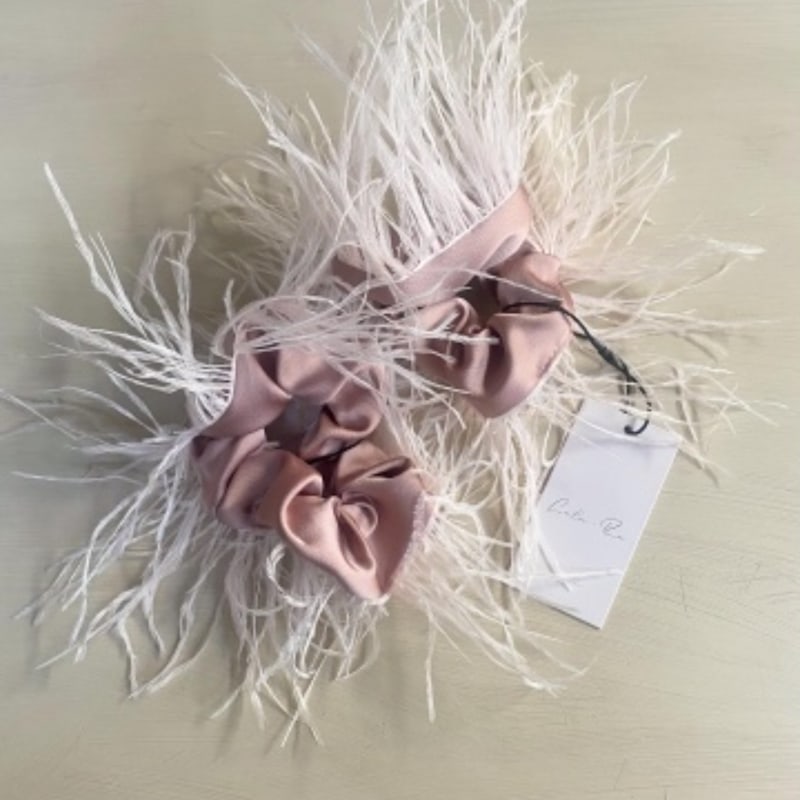 Thumbnail of Feather Hair Scrunchie image