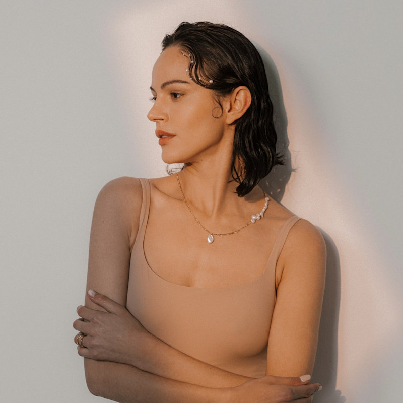 Thumbnail of Nassa Pearl Necklace - 18K Gold Vermeil image