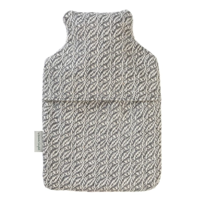 Thumbnail of Fern Alpaca Hot Water Bottle Grey image