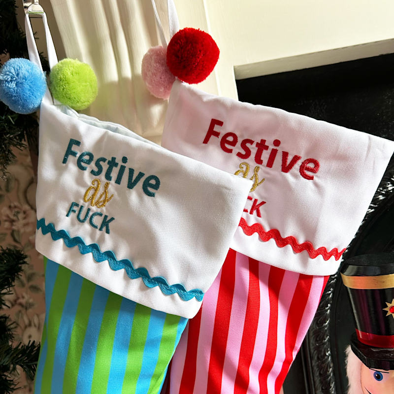 Thumbnail of Festive As Fuck Christmas Stocking image