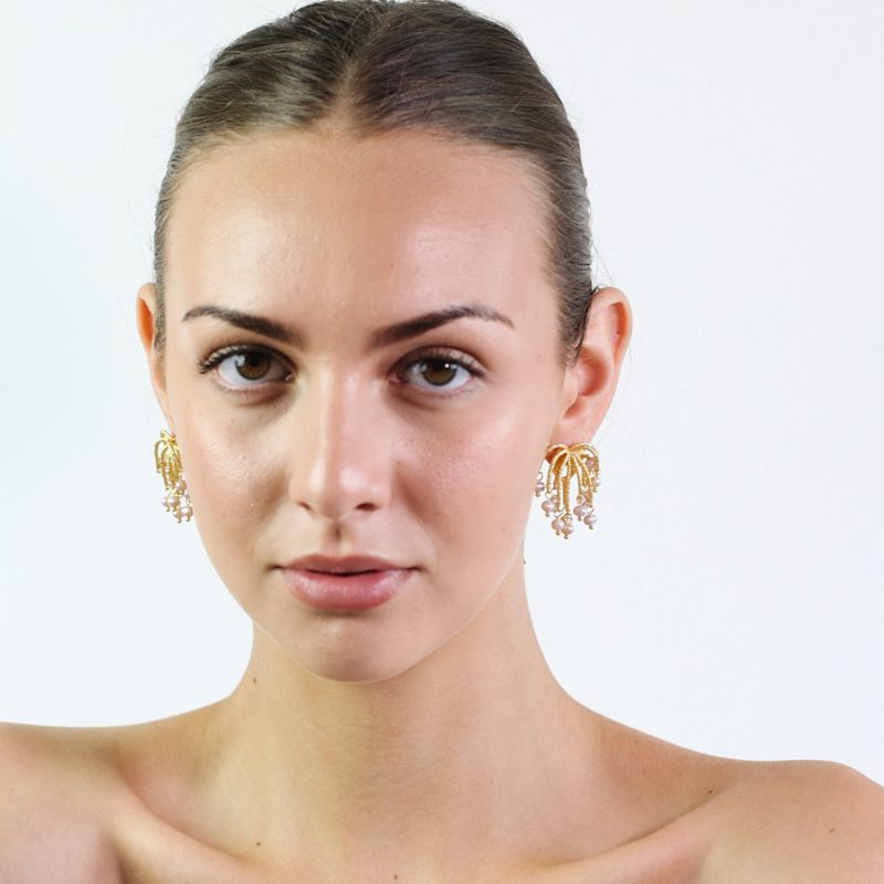 Thumbnail of Firework Freshwater Pearl Earrings image