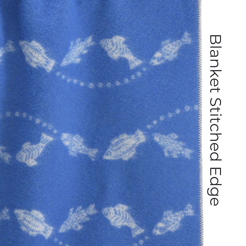 Thumbnail of Fish Small Wool Blanket image