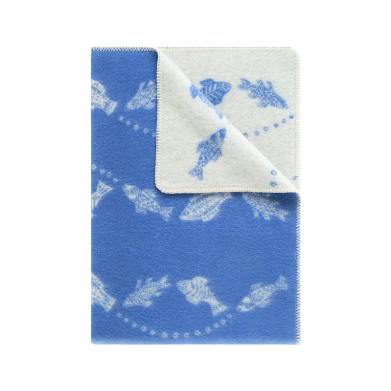 Thumbnail of Fish Small Wool Blanket image