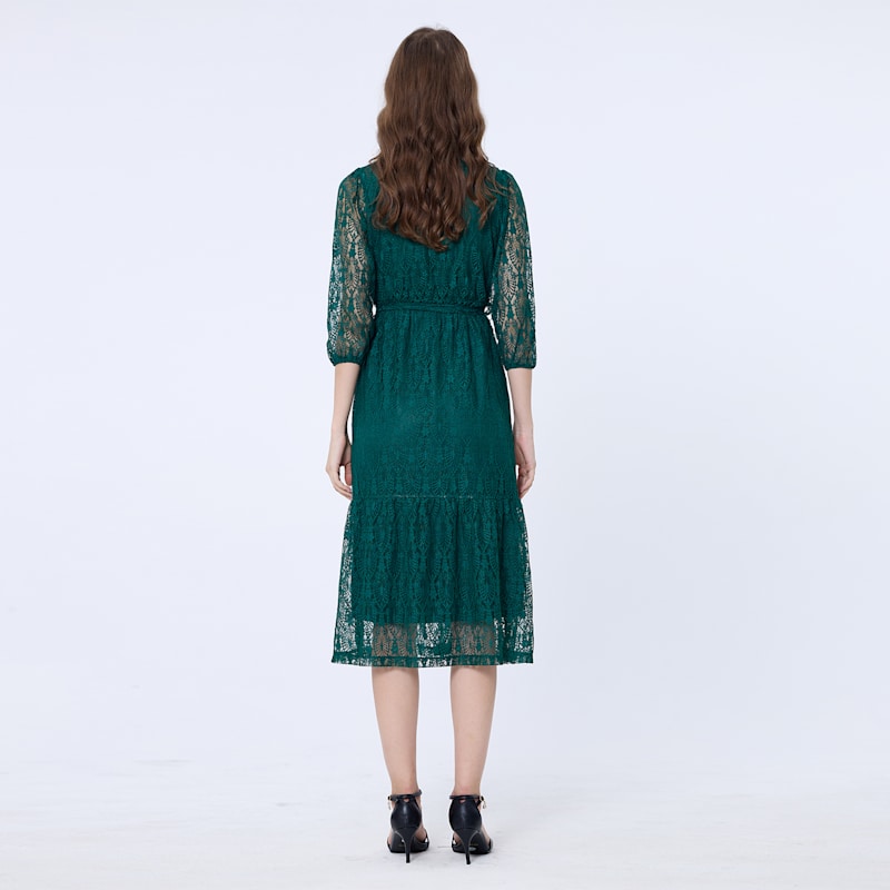 green fit and flare cocktail dress Short Green Cocktail Dress: R&M Richards 14013 Olive / 2XSmall main image 1