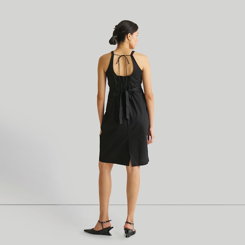 black fitted cotton dress Harper Dress main image 0