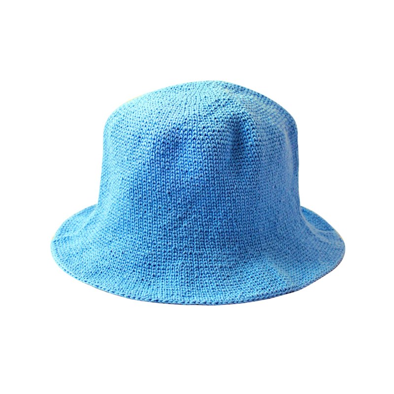 Thumbnail of Florette Crochet Bucket Hat In Periwinkle Blue image