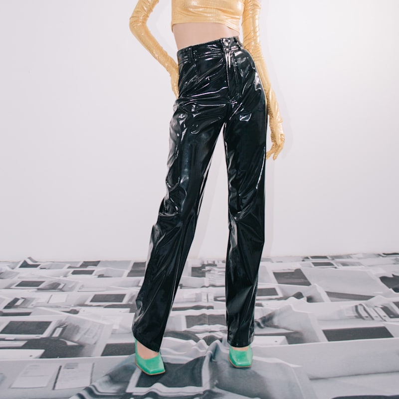 Plastic Pants Black | Paloma Lira | Wolf & Badger