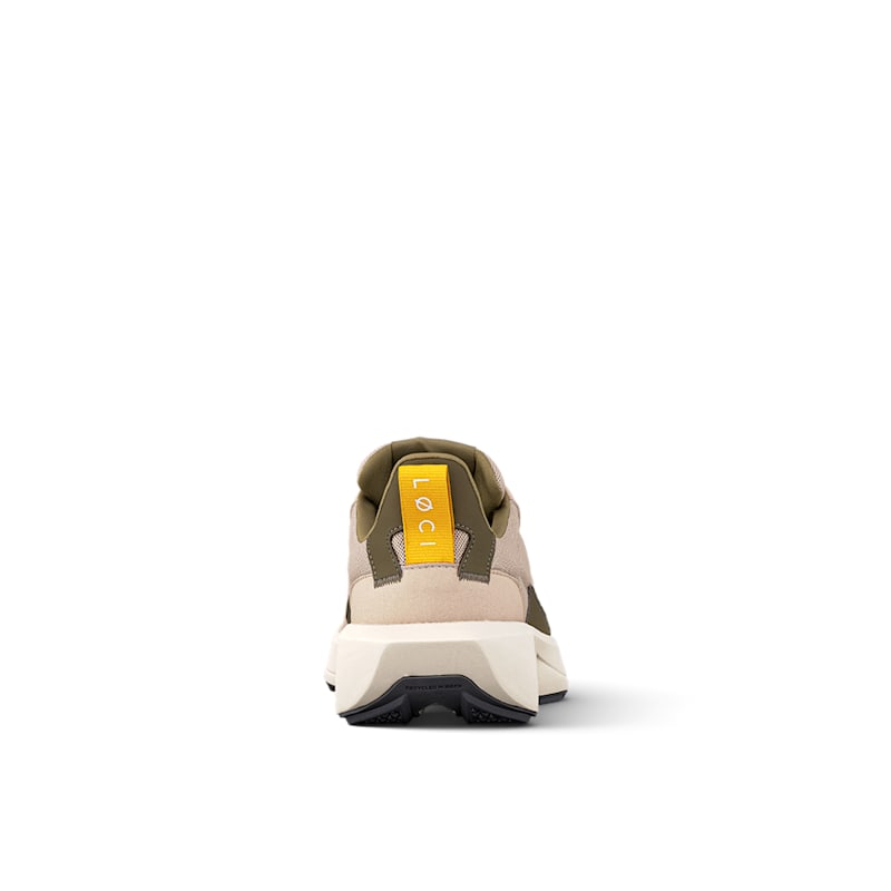 Thumbnail of FlØ - Taupe, Olive, Yellow Trainer image