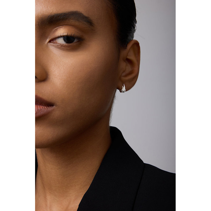 Thumbnail of Flame Stud Earrings In Silver image