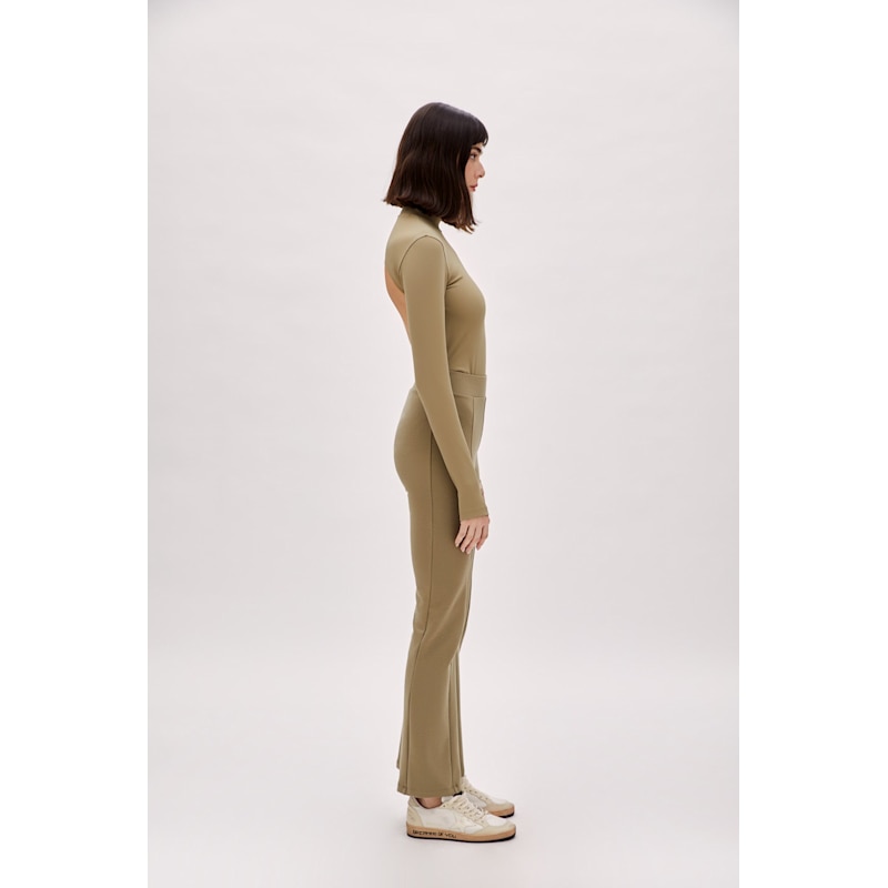 Thumbnail of Women High Neck Bodysuit - Covert Green image