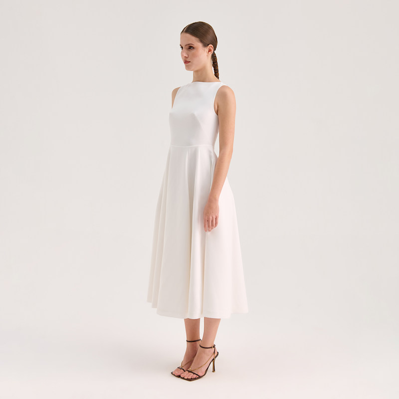 flared mid-length dress Redefined Midi Fit & Flare Dress