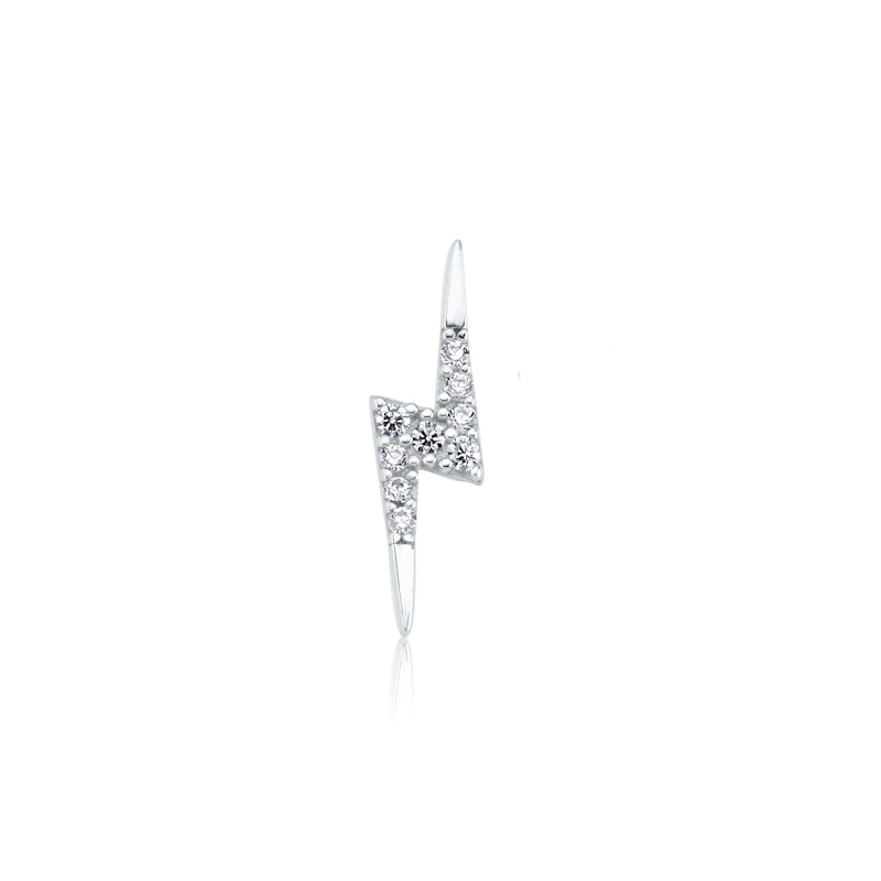 Thumbnail of Flash Earring Silver Mono image