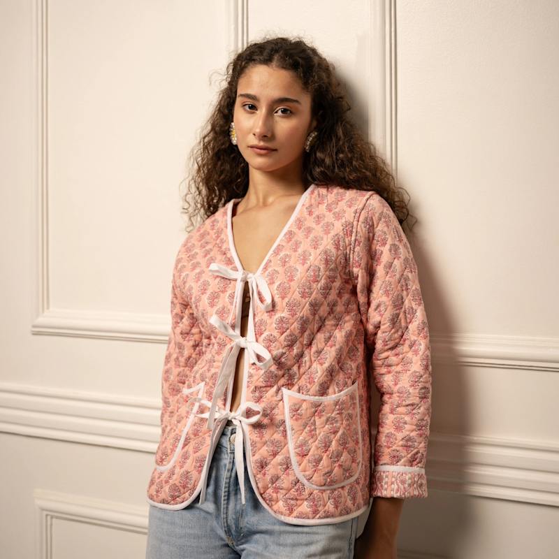 Thumbnail of Fleur Reversible Hand Block Print Cotton Jacket image