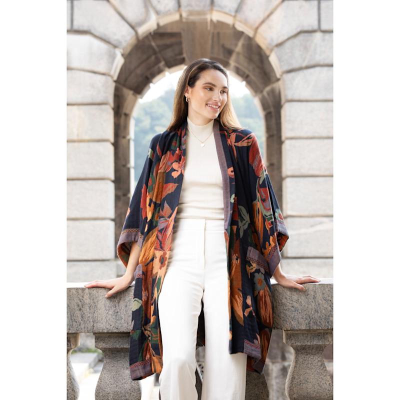Thumbnail of Floral Kimono Cotton Jacket image