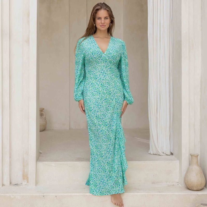 Thumbnail of Floral Mermaid Portofino Dress image