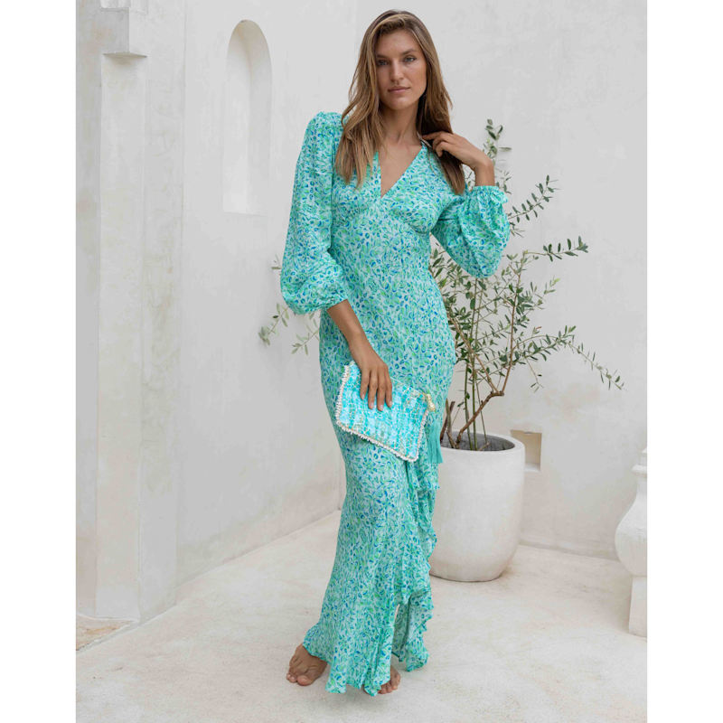 Thumbnail of Floral Mermaid Portofino Dress image